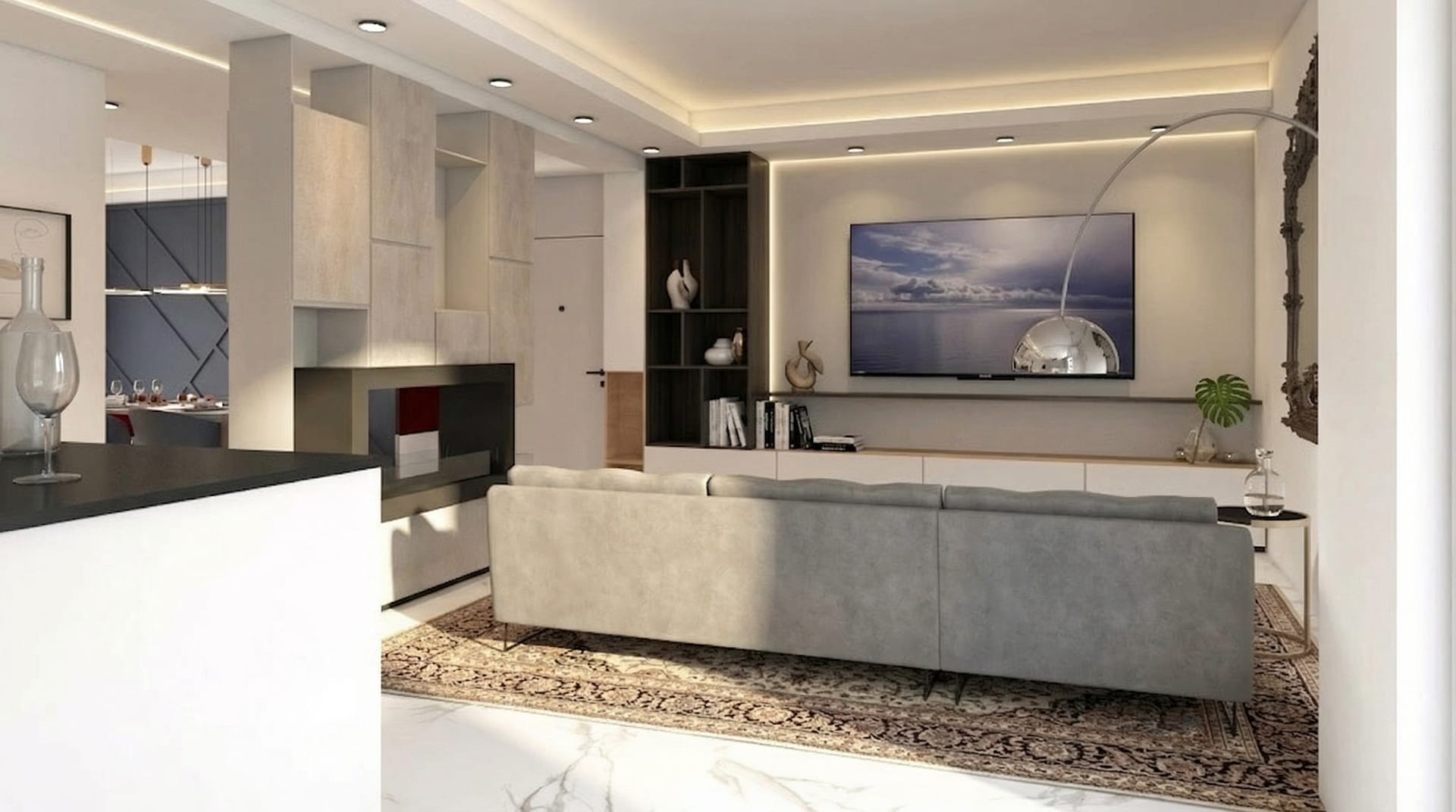 Vista Pranzo Render
